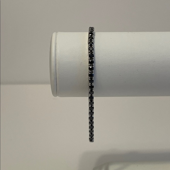 Jewelry - Classic Black Colour Tennis Style Bracelet